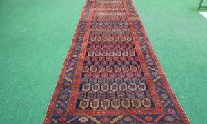 T1198 Antique Persian Malayer runner rug 1.18 x 4.45m