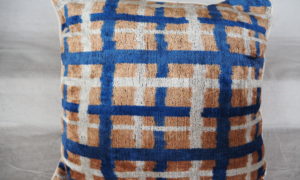 C699 Velvet Ikat cushion