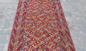 Persian kilim runner from Zagros Mountains