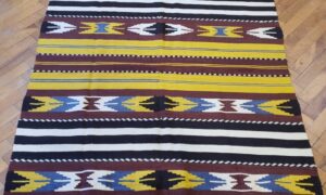 Turkish Vintage Manastir Kilim
