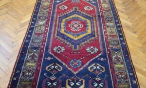 Turkish Vintage Kayseri Yahyali rug